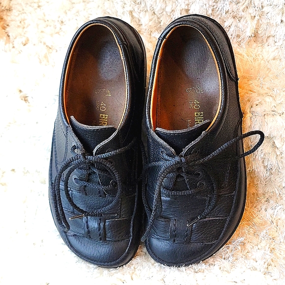 Birkenstock Black Wevon Leather - Picture 2 of 4